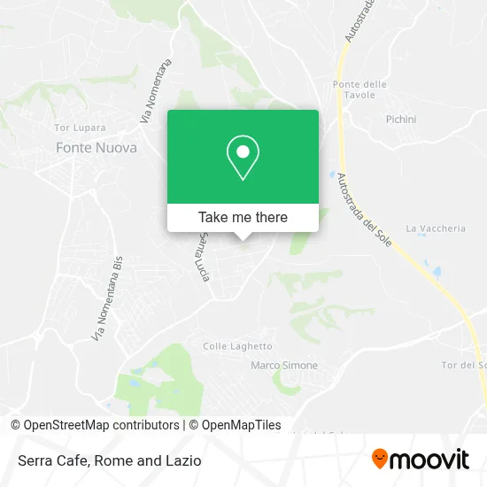 Serra Cafe map