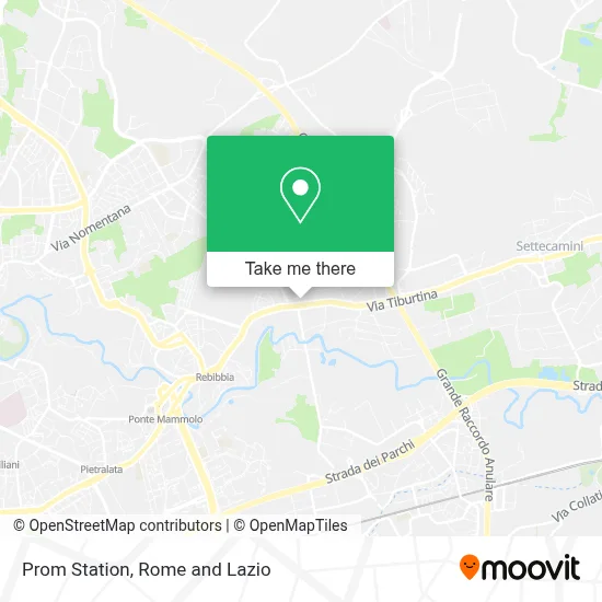 Prom Station map