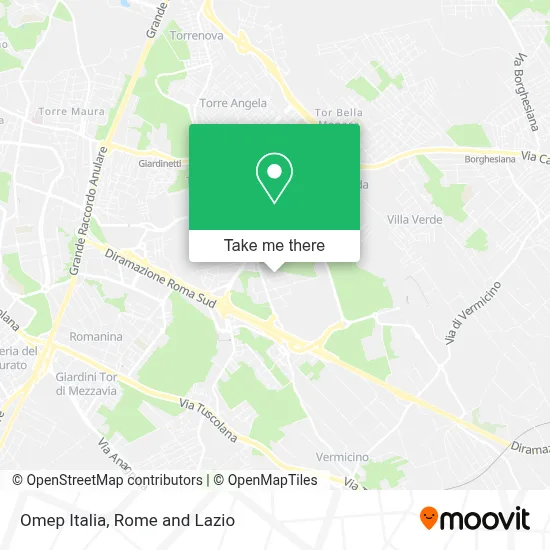 Omep Italia map