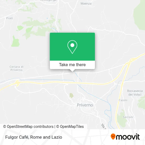Fulgor Café map