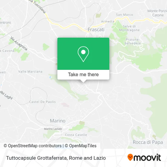 Tuttocapsule Grottaferrata map