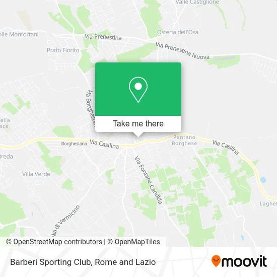 Barberi Sporting Club map