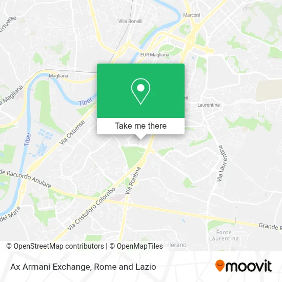 Ax Armani Exchange map