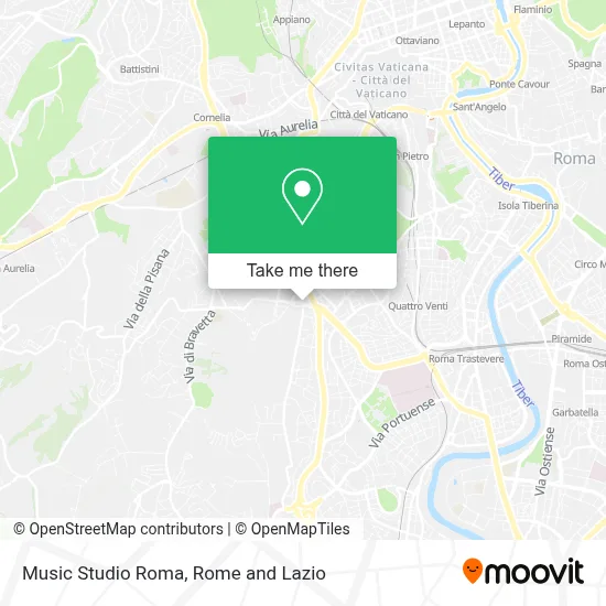 Music Studio Roma map