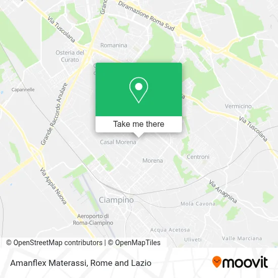 Amanflex Materassi map