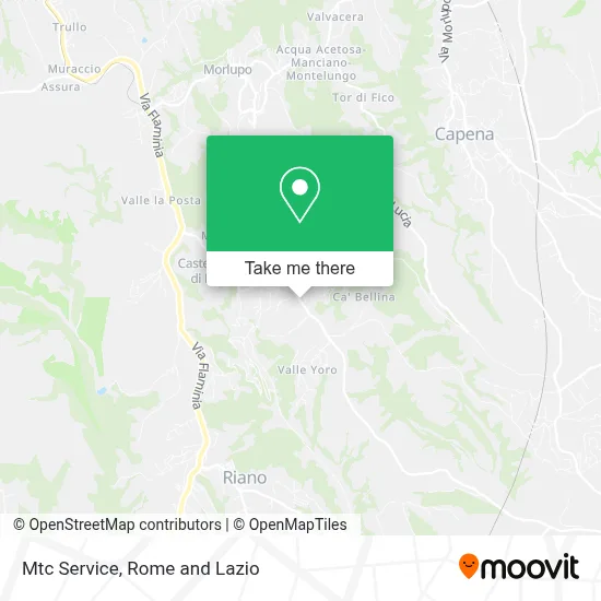 Mtc Service map