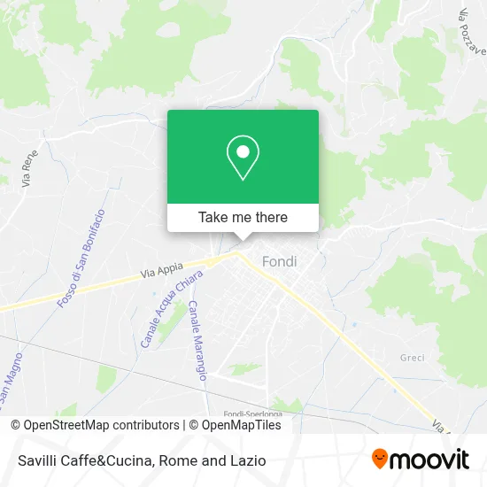 Savilli Caffe&Cucina map