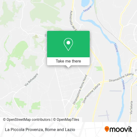 La Piccola Provenza map