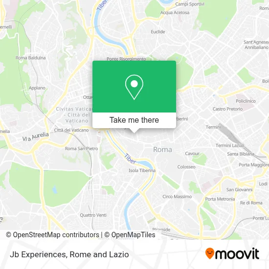 Jb Experiences map