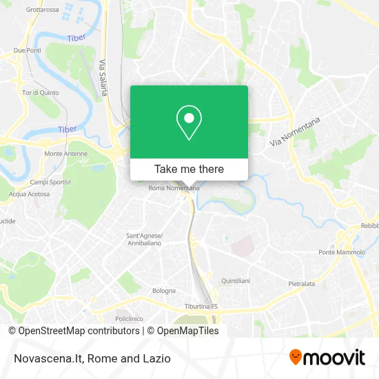 Novascena.It map