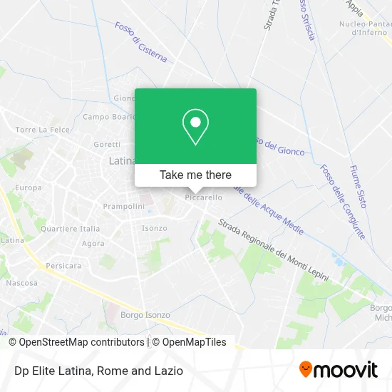 Dp Elite Latina map