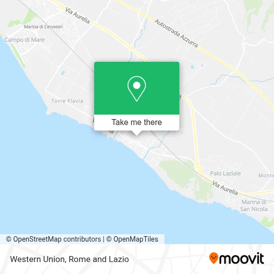 Western Union map
