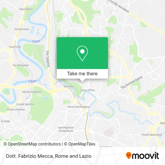 Dott. Fabrizio Mecca map