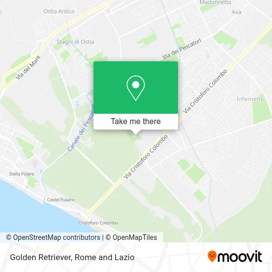 Golden Retriever map