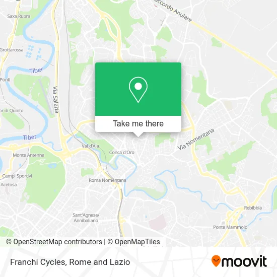 Franchi Cycles map