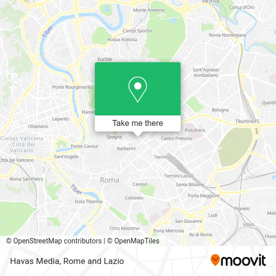 Havas Media map