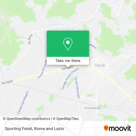 Sporting Fondi map