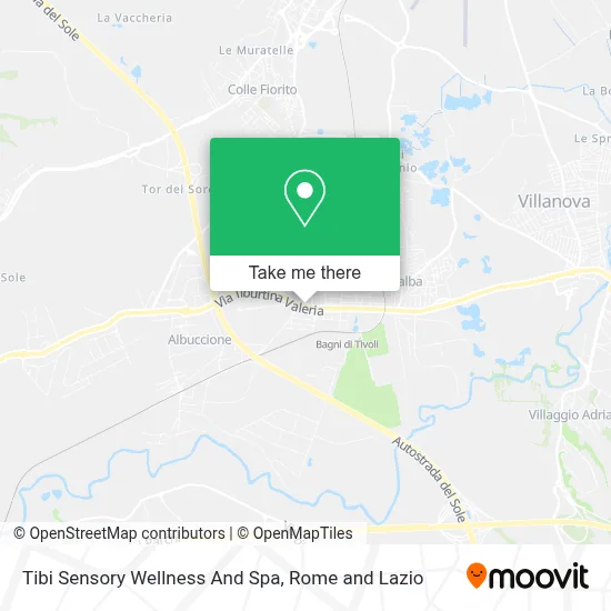 Tibi Sensory Wellness And Spa map