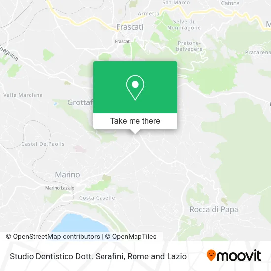 Studio Dentistico Dott. Serafini map
