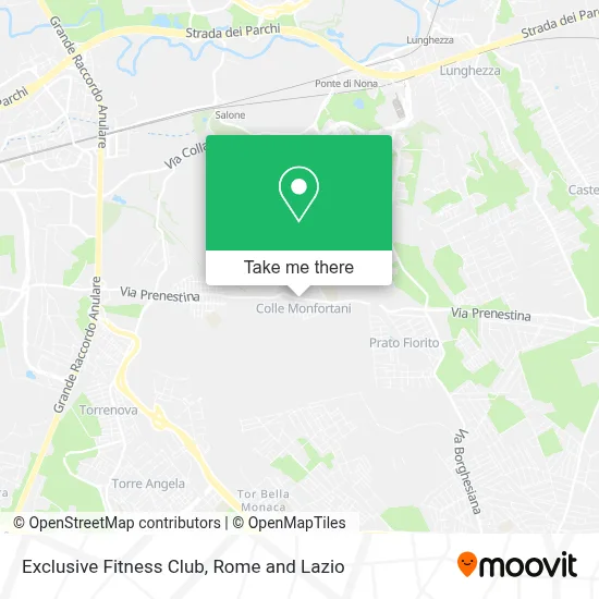 Exclusive Fitness Club map