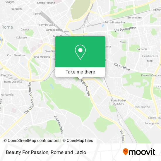 Beauty For Passion map
