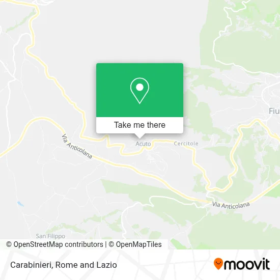 Carabinieri map