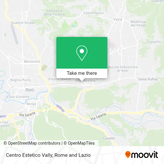 Centro Estetico Vally map