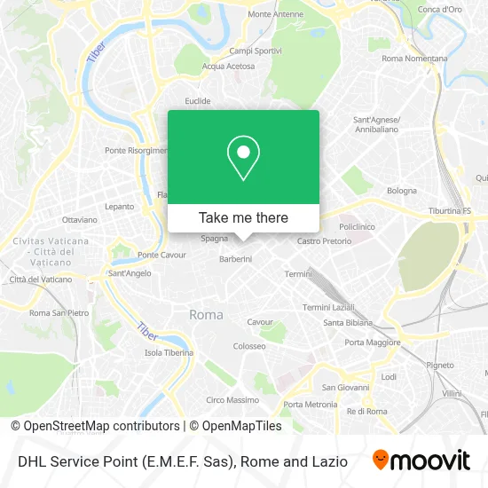 DHL Service Point (E.M.E.F. Sas) map
