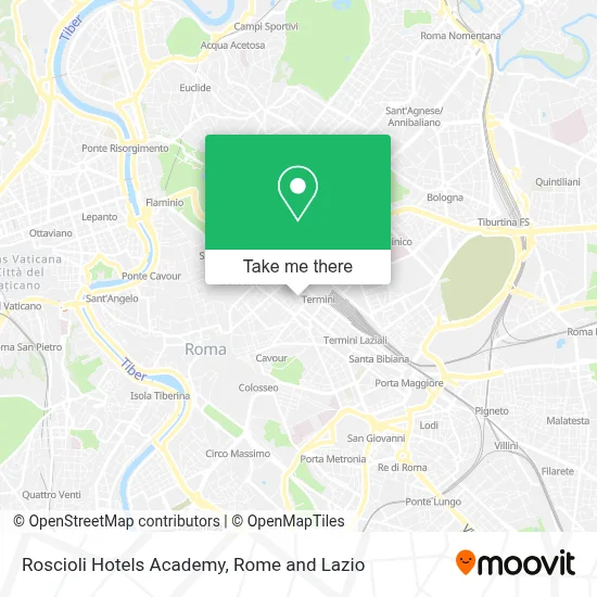 Roscioli Hotels Academy map