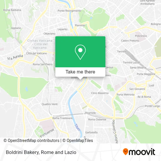 Boldrini Bakery map