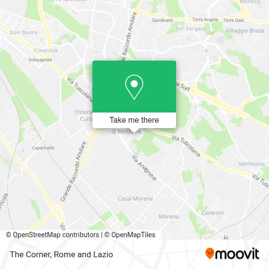 The Corner map