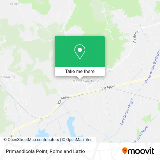 Primaedicola Point map