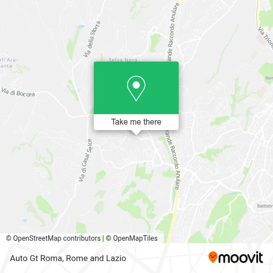 Auto Gt Roma map