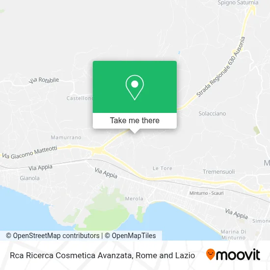 Rca Ricerca Cosmetica Avanzata map
