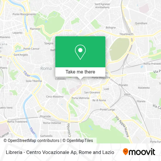 Libreria - Centro Vocazionale Ap map