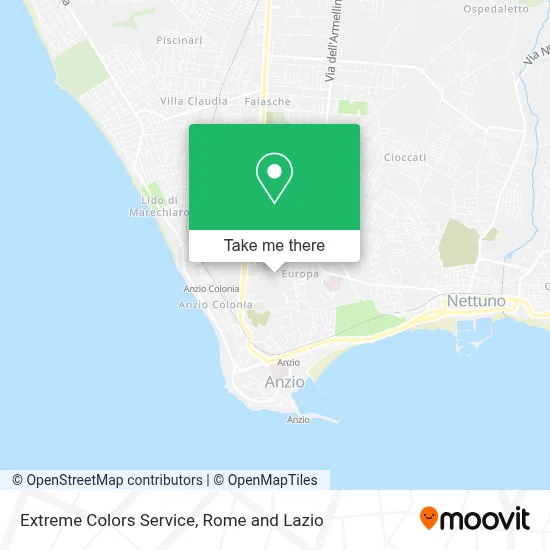 Extreme Colors Service map