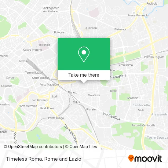 Timeless Roma map