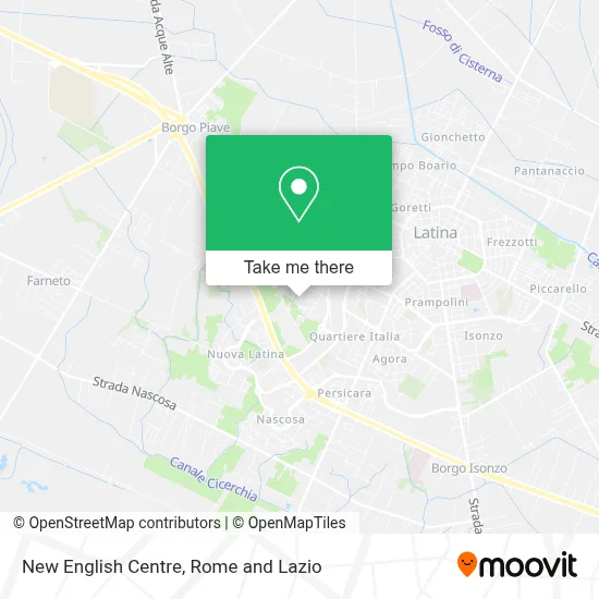 New English Centre map
