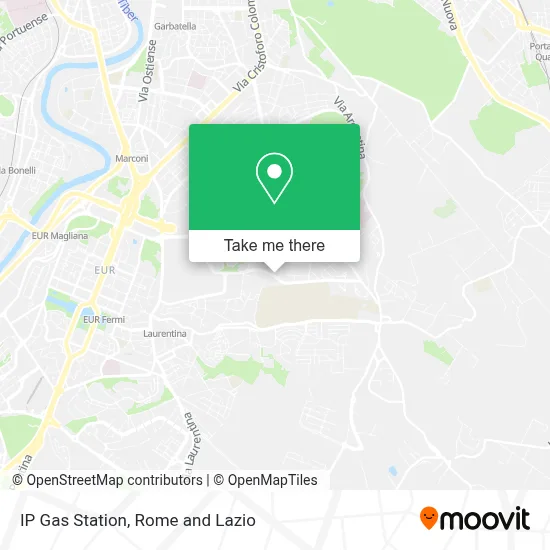 IP Gas Station map