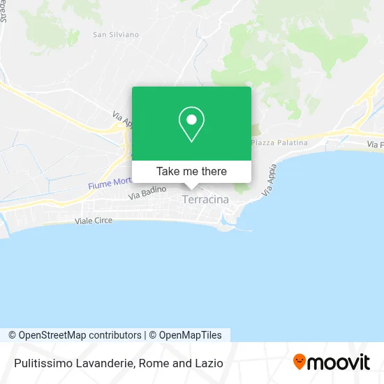 Pulitissimo Lavanderie map
