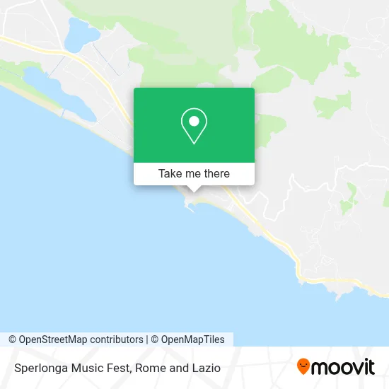 Sperlonga Music Fest map