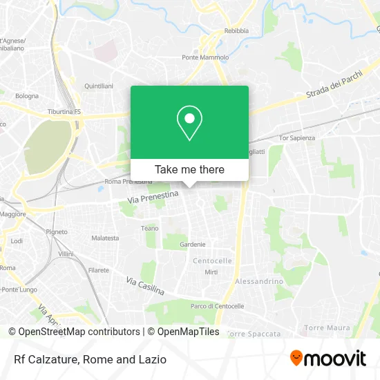 Rf Calzature map