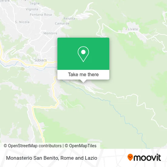 Monasterio San Benito map