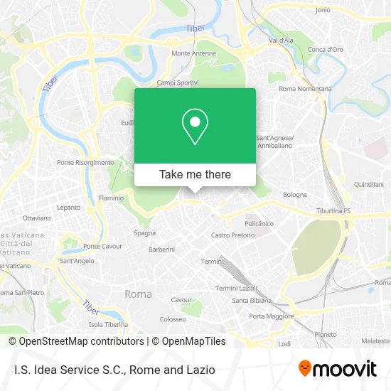 I.S. Idea Service S.C. map