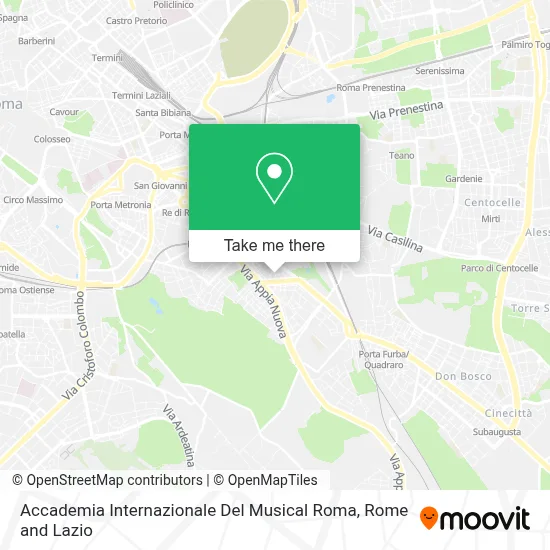 Accademia Internazionale Del Musical Roma map