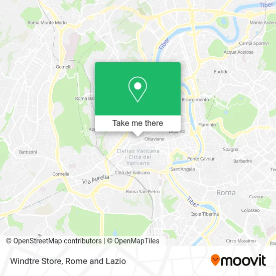 Windtre Store map