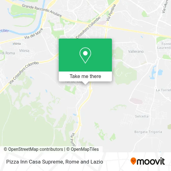 Pizza Inn Casa Supreme map