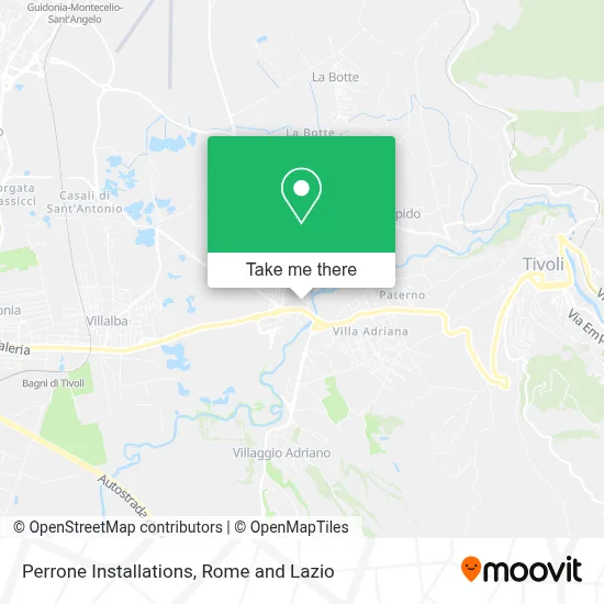 Perrone Installations map