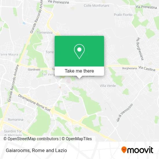 Gaiarooms map