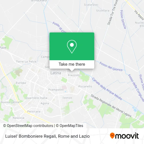 Luisel' Bomboniere Regali map